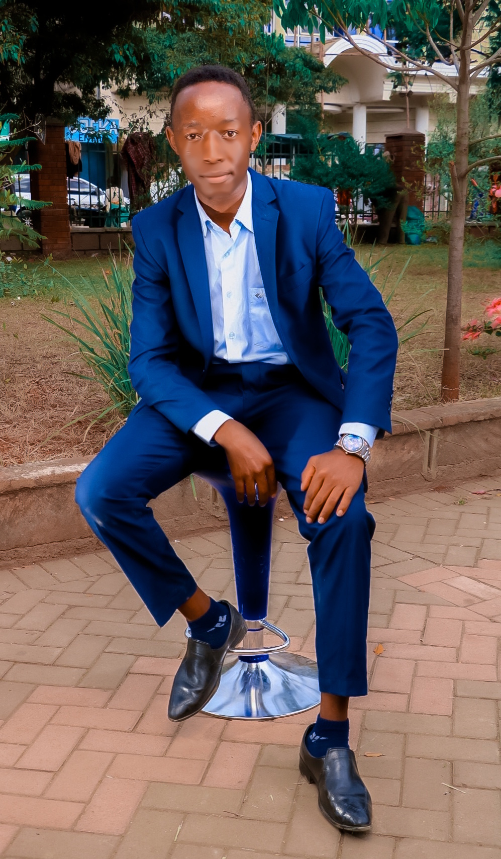 Young Kenyan tech professional portrait